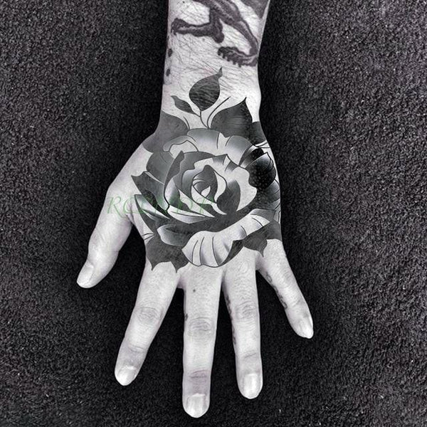 Waterproof Temporary Tattoo Sticker Skull Head Fake Tatto Flash Tatoo back of hand foot tatouage for Girl Men Women