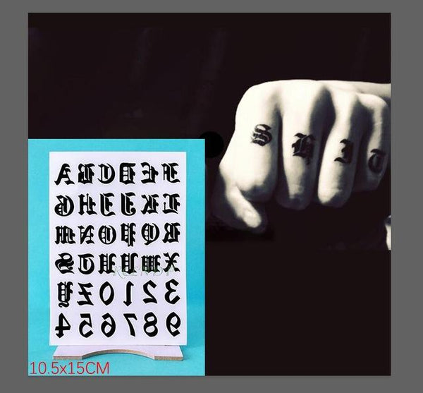 Waterproof Temporary Tattoo Sticker Skull Head Fake Tatto Flash Tatoo back of hand foot tatouage for Girl Men Women
