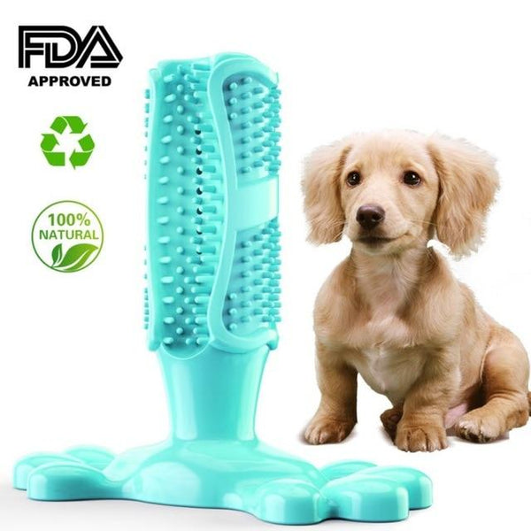 Dog Toys Tooth Brush Bite Resistant Pet Chew Toy Remove Bad Breath Cleaning Tooth For Small Puppy Dog Accessories Safe non-toxic