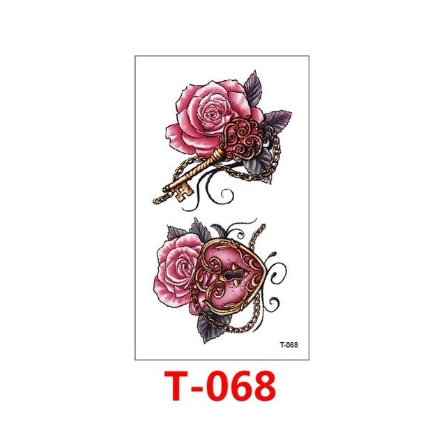 Hot 1 Piece Popular Temporary Tattoo Sticker Black Design Arm Fashion Body Art  Waterproof  Paper for Women Hand T-114