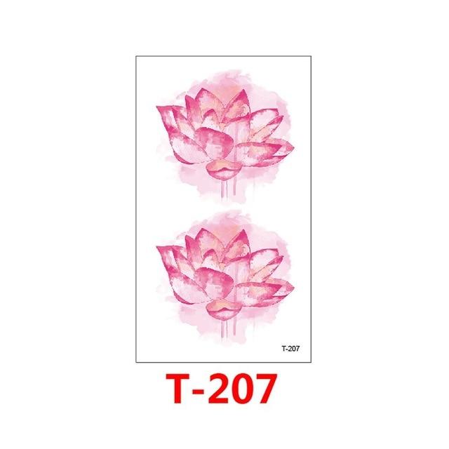 Hot 1 Piece Popular Temporary Tattoo Sticker Black Design Arm Fashion Body Art  Waterproof  Paper for Women Hand T-114