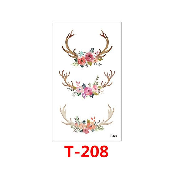 Hot 1 Piece Popular Temporary Tattoo Sticker Black Design Arm Fashion Body Art  Waterproof  Paper for Women Hand T-114