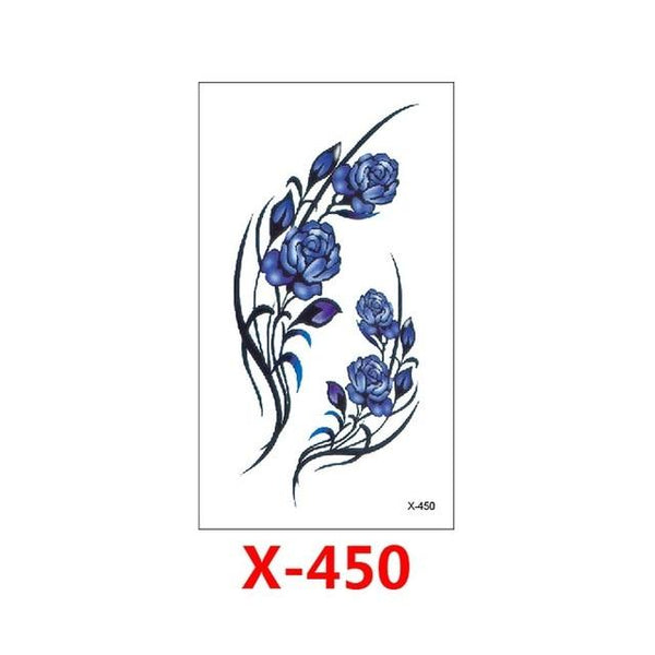 Hot 1 Piece Popular Temporary Tattoo Sticker Black Design Arm Fashion Body Art  Waterproof  Paper for Women Hand T-114