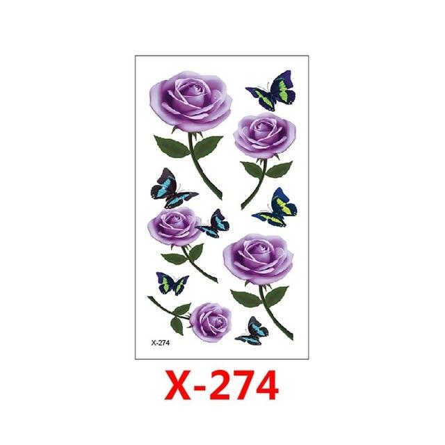 Hot 1 Piece Popular Temporary Tattoo Sticker Black Design Arm Fashion Body Art  Waterproof  Paper for Women Hand T-114