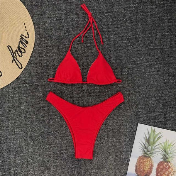 Aartiee Neon bikini 2019 Push up Sexy Brazilian bikini set triangle bathers woman swimwear Micro swimsuit female string biquini