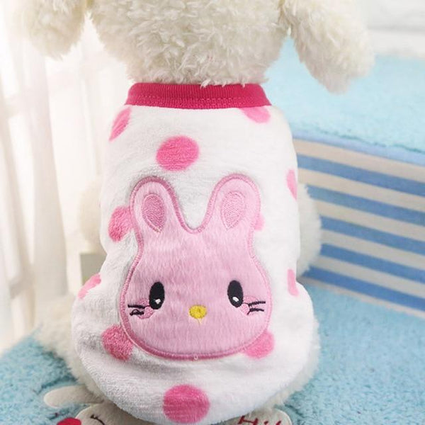 Warm Cat Clothes Autumn Winter Pet Clothing For Small Cats Dogs Cartoon Cat Costumes Soft Fleece Kitten Kitty Coat Jacket Outfit