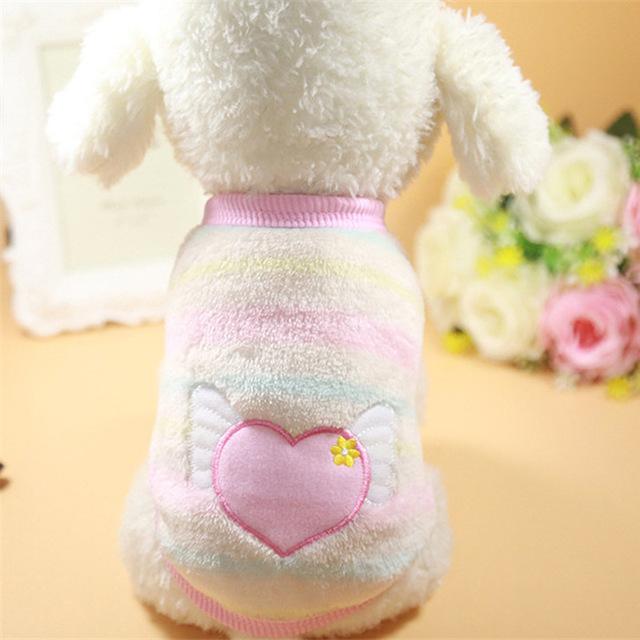 Warm Cat Clothes Autumn Winter Pet Clothing For Small Cats Dogs Cartoon Cat Costumes Soft Fleece Kitten Kitty Coat Jacket Outfit