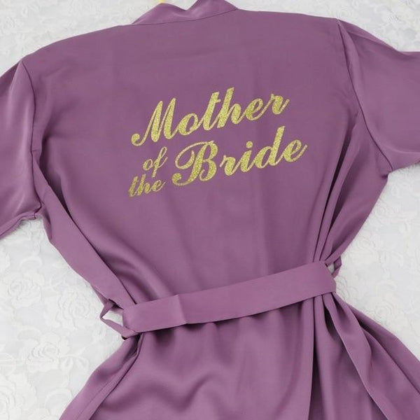Lace Sleeve Sexy Women Nightwear Peignoir Mariage Wedding Kimono Chiffon Silk Female Bathrobes Bridemaid Robes Personalized Name