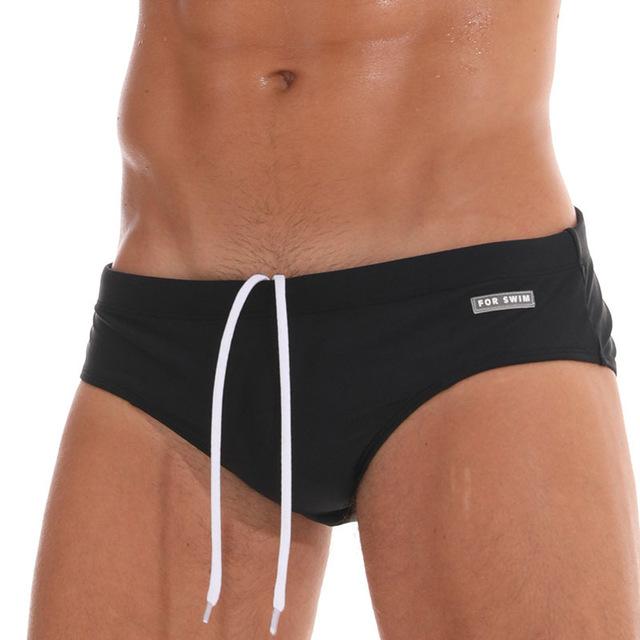 2018 Men 's Swimwear Underwear Men's Swimsuits Swim Trunks Boxer Briefs Beachwear Sexy Swim Beach Shorts High Quality