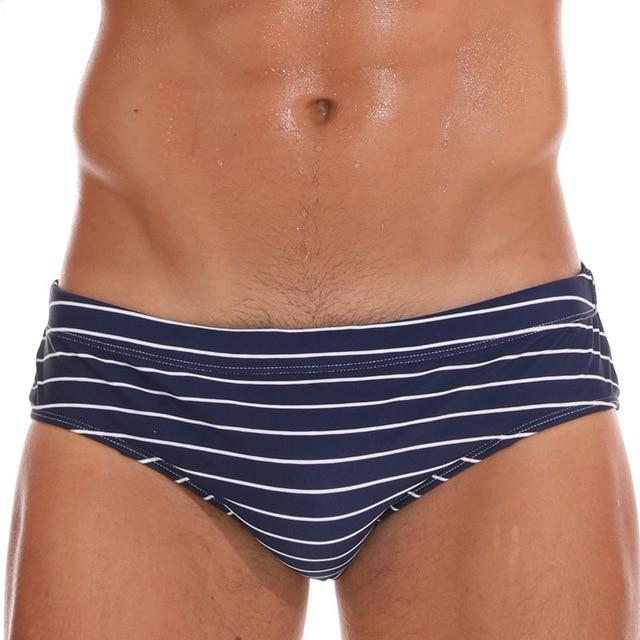 2018 Men 's Swimwear Underwear Men's Swimsuits Swim Trunks Boxer Briefs Beachwear Sexy Swim Beach Shorts High Quality