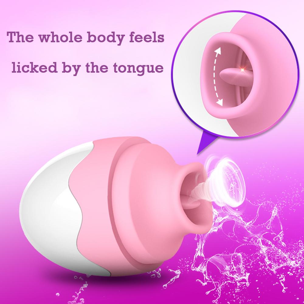 Oral Clitoris Tongue Vibrator Nipple Sucker Breast Enlarge Massager Clitoris Stimulator Sex Toys for Women