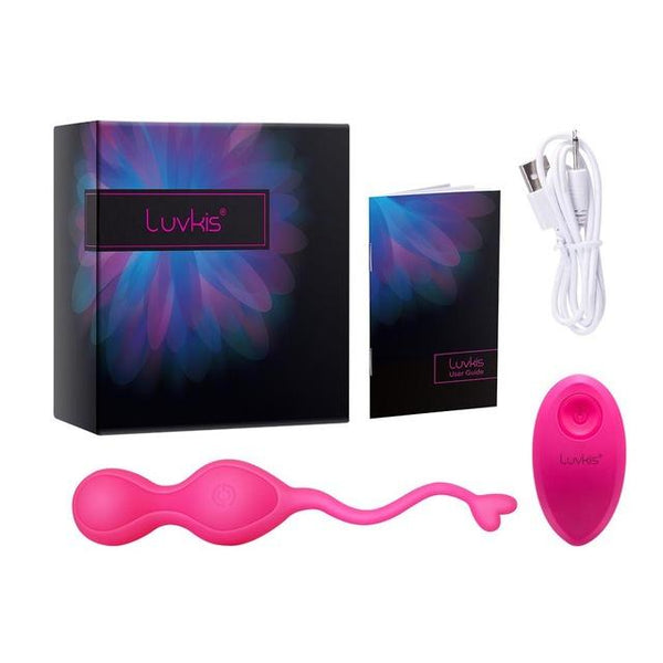 Luvkis 10 Speeds Wireless Vibrator Remote Control Anus Kegel Balls USB Charged Waterproof Silicone Vibrating Eggs Sex Toy Vibro