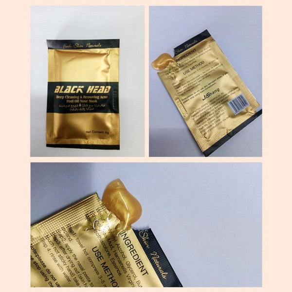 24K Gold Facial Treatment Tearing Gold Pore Removal Cleansing Deep Cleansing Purifying Peel-off Skin Mask Oil Control