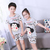 Pajamas set for children Summer 2019 Boys Girls Kids home Clothing Cartoon short Sleeve baby Sleepwear Suit Children's Day gifts