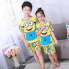 Pajamas set for children Summer 2019 Boys Girls Kids home Clothing Cartoon short Sleeve baby Sleepwear Suit Children's Day gifts