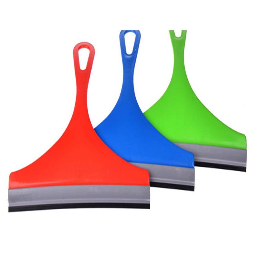 Car Window Wiper Tool 1PC Glass Window Wiper Soap Cleaner Squeegee Shower Bathroom Mirror Cars Blade Brush 0117#30