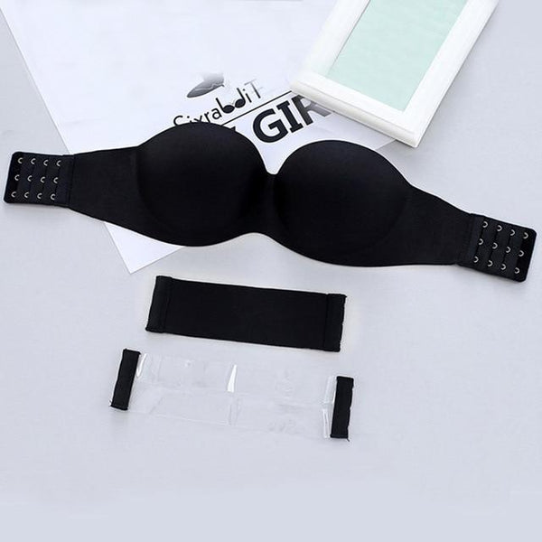 Sexy Invisible Bras For Women Magic Strapless Lingerie Push Up Bra Backless Bralette 1/2 Cup Brassiere Underwear Wedding Dress