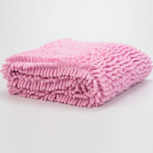 Microfiber Pet Dry Towel for Dogs Ultra Water Absorbent Microfiber Pet Bath Towel Can Machine Washable