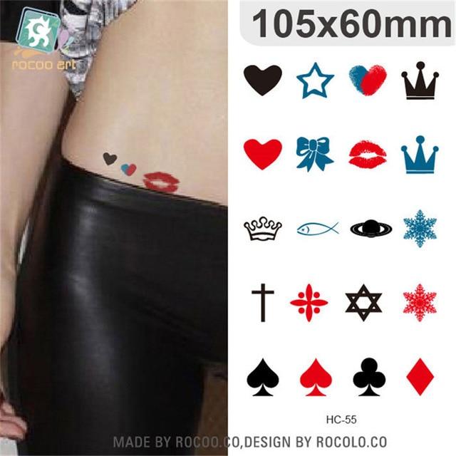 Body Art waterproof temporary tattoos paper for men women fashion 3d English letter design flash tattoo sticker HC1134