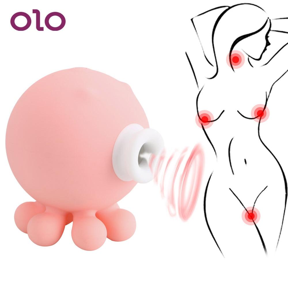 OLO Octopus Sucking Vibrator Anal Pussy  Nipple Massager 9 Speed Clitoris Vagina Oral Stimulator Sex Toy for Women Adult Product