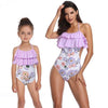 2PS Mommy and me swimsuit Mother and Daughter Swimsuit mommy and me Swimwear Bikini 2019 Summer Family Matching Outfits Swimsuit