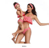 2PS Mommy and me swimsuit Mother and Daughter Swimsuit mommy and me Swimwear Bikini 2019 Summer Family Matching Outfits Swimsuit