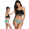 2PS Mommy and me swimsuit Mother and Daughter Swimsuit mommy and me Swimwear Bikini 2019 Summer Family Matching Outfits Swimsuit