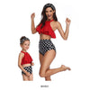 2PS Mommy and me swimsuit Mother and Daughter Swimsuit mommy and me Swimwear Bikini 2019 Summer Family Matching Outfits Swimsuit