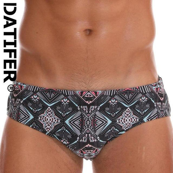 2019 Swimming Briefs Men's Swimwear Low Sexy Swimwear Boxers Men's Swim Brief Solid Swim Brief Beachwear Men Swimsuit