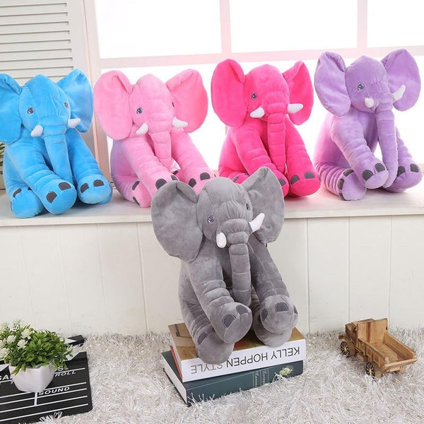 33cm/40cm Stuffed Elephant Plush Toy Stuffed Plush Animal Cute Baby Animated Elephant Pillow Plush Toys Accompany Doll Xmas Gift