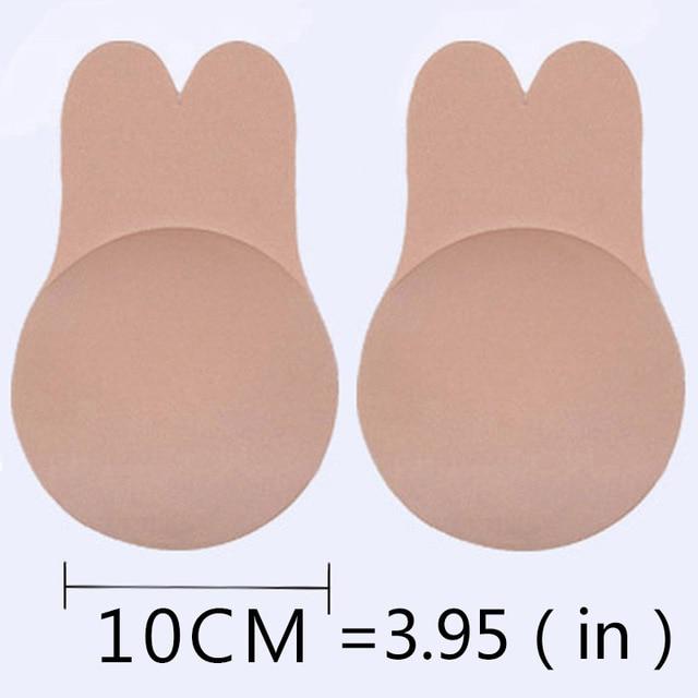 Rabbit Bra Strapless Bra Self Adhesive Invisible Lingerie Push Up Bras For Women Breast Lift Tape Nipple Cover Sticky Bralette