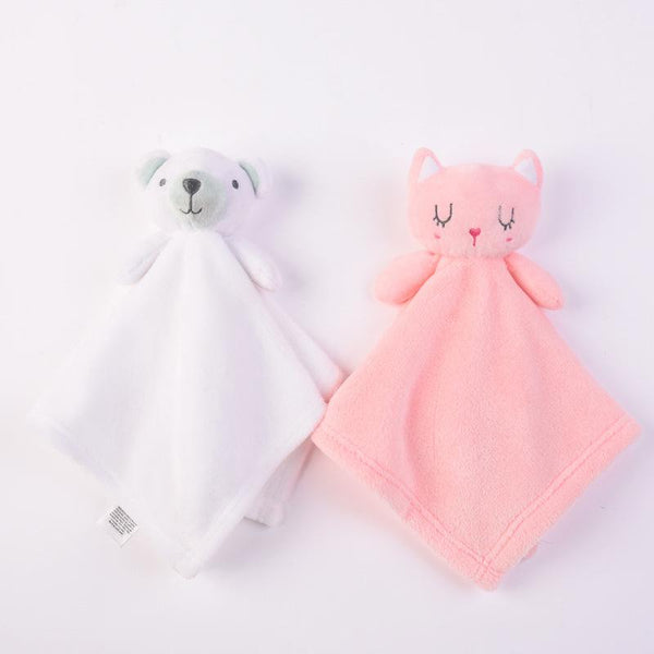 Baby Plush Toys Cartoon Bear Rabbit Soothe Appease Towel For Babys Girls Soft Comfort Towel Appease Dolls Newbrons Sleeping Toys