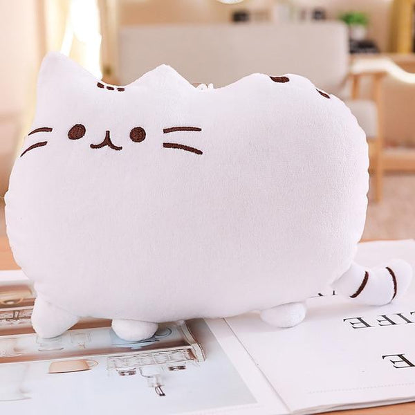 25cm Cute Plush Cat Toys Soft Pillow Stuffed Animal Cat Cushion Plush Cat with Kitten Doll Kids Baby Birthday Gift Pusheen Toys