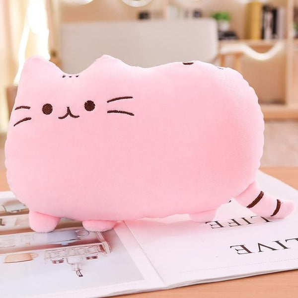 25cm Cute Plush Cat Toys Soft Pillow Stuffed Animal Cat Cushion Plush Cat with Kitten Doll Kids Baby Birthday Gift Pusheen Toys