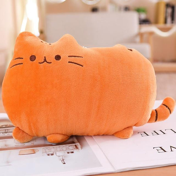 25cm Cute Plush Cat Toys Soft Pillow Stuffed Animal Cat Cushion Plush Cat with Kitten Doll Kids Baby Birthday Gift Pusheen Toys