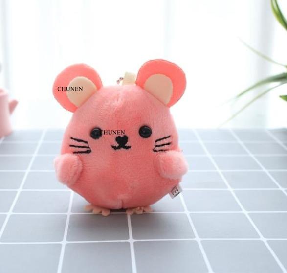 Mini Cute 9CM Approx. , Lovely Mini Mouse Toys , 4Colors , Stuffed Plush Animal Toy , key chain Dolls