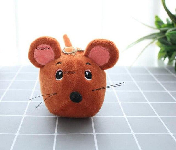 Mini Cute 9CM Approx. , Lovely Mini Mouse Toys , 4Colors , Stuffed Plush Animal Toy , key chain Dolls