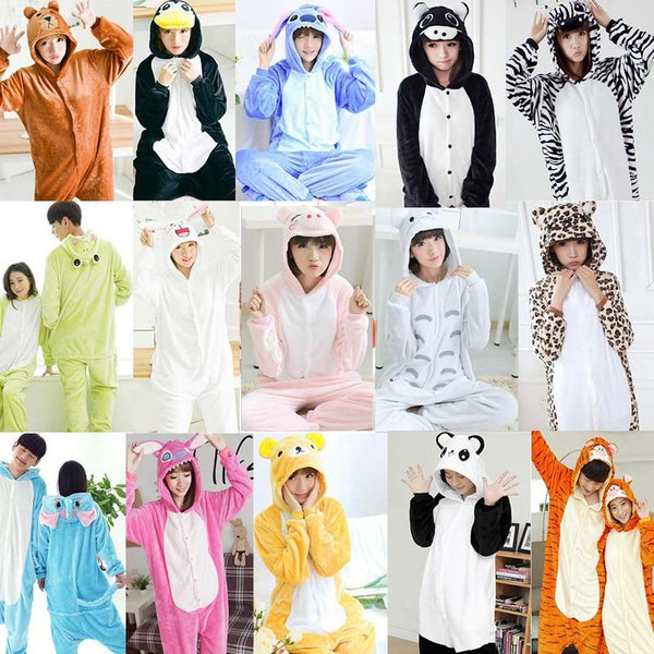 Animal One Piece Sleepwear Pajama Kigurumi Harajuku Pyjamas Home Clothes For Women bathrobe Lingerie Pyjamas Negligee Pug Adult