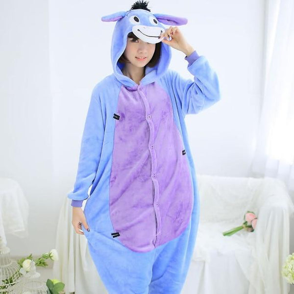 Animal One Piece Sleepwear Pajama Kigurumi Harajuku Pyjamas Home Clothes For Women bathrobe Lingerie Pyjamas Negligee Pug Adult