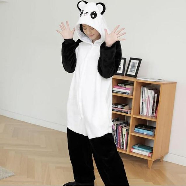 Animal One Piece Sleepwear Pajama Kigurumi Harajuku Pyjamas Home Clothes For Women bathrobe Lingerie Pyjamas Negligee Pug Adult