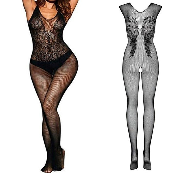 Porno Sexy Lingerie Plus Size Women Crotchless Sexy Underwear Sleepwear Sexy Costume Lenceria Erotica Mujer Sexi Nuisette QQ367