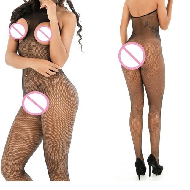 Porno Sexy Lingerie Plus Size Women Crotchless Sexy Underwear Sleepwear Sexy Costume Lenceria Erotica Mujer Sexi Nuisette QQ367