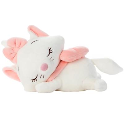 Cute Lying Sleeping Stitch Little Mermaid Rapunzel Mickey Minnie Marie Cat Donald Duck Dumbo Bear Plush Toys Stuffed Animal