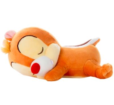 Cute Lying Sleeping Stitch Little Mermaid Rapunzel Mickey Minnie Marie Cat Donald Duck Dumbo Bear Plush Toys Stuffed Animal