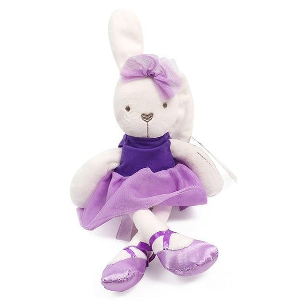 Soft Plush Rabbit Toys Infant Mobiles Rattles Children Bunny Sleeping Mate Baby Stuffed Plush Animal Toys Newborn Appeaze Doll