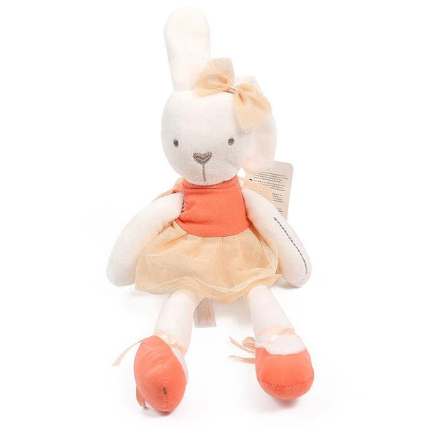 Soft Plush Rabbit Toys Infant Mobiles Rattles Children Bunny Sleeping Mate Baby Stuffed Plush Animal Toys Newborn Appeaze Doll