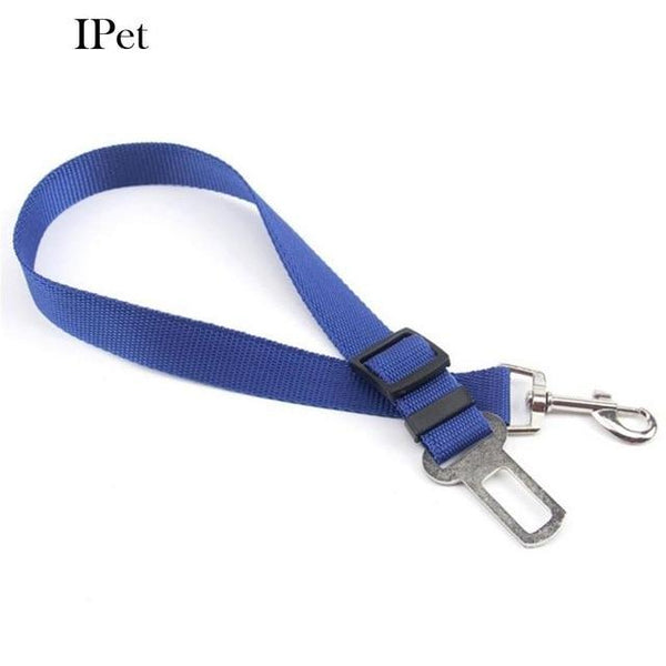 6 Colors Adjustable Vehicle Car Pet Dog Safety Seat Belt Pet Harness Restraint Lead Leash Clip Safety Supplies Accessories