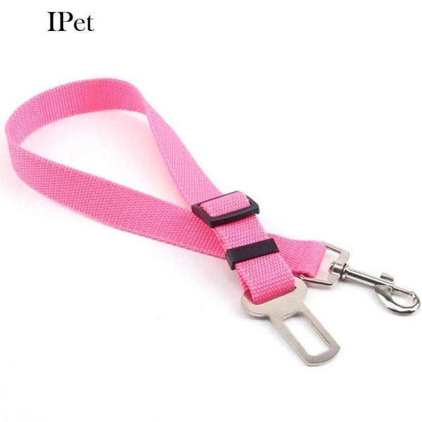 6 Colors Adjustable Vehicle Car Pet Dog Safety Seat Belt Pet Harness Restraint Lead Leash Clip Safety Supplies Accessories