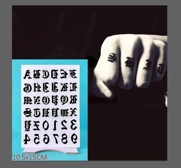 Waterproof Temporary tattoo sticker "keep calm" English letters words tatto stickers flash tatoo fake tattoos for men women