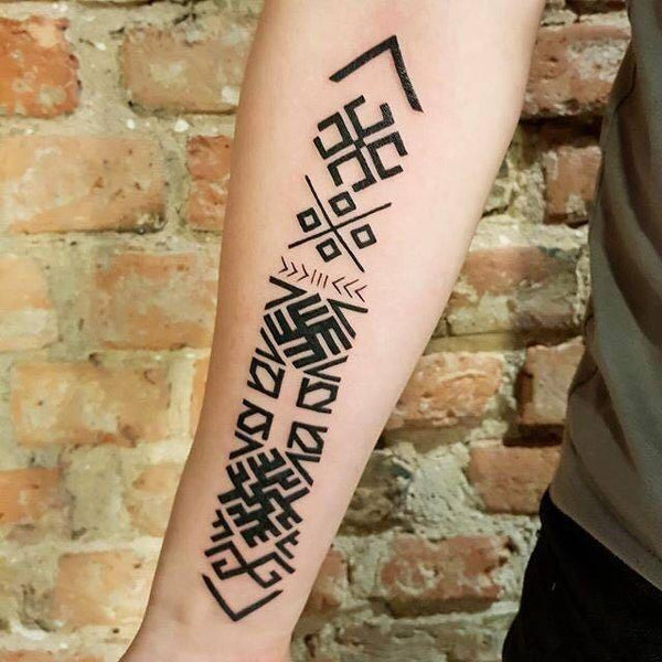 Waterproof Temporary tattoo sticker "keep calm" English letters words tatto stickers flash tatoo fake tattoos for men women